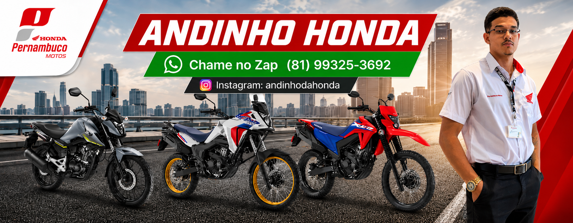 Linha completa Honda
